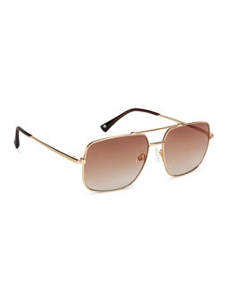 John Jacobs - by Lenskart Gold Gradient Full Rim Square Sunglasses
