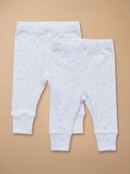 Oh My Bebe - Baby Organic Cotton Polka Dot Joggers (Pack of 2)