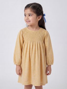 Oh My Bebe - Organic Cotton Sunny Daisy Charm Dress and Bloomer