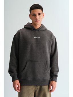 Bonkers Corner - Signature Dark Grey Melange Men Hoodie