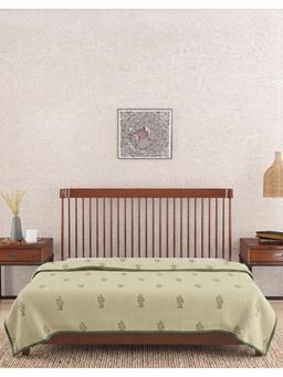 Fabindia - Pink Bahaar Printed Hand Block Print Cotton Dohar