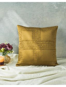 Fabindia - Green Zoya Viscose Cushion Cover (40x40)