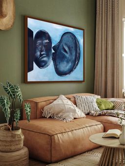 The Art House - Abstract Painting Multicolor (40X30 Inches)