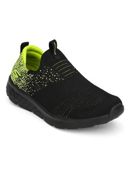 SKECHERS - Boys Go Run 400 Black Casual Slip On Shoe