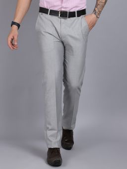 Cantabil - Men Grey Trousers