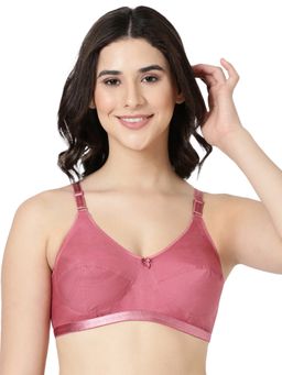 BLOSSOM - Single Layered Cotton Everyday Plus Size Bra Rose Gold