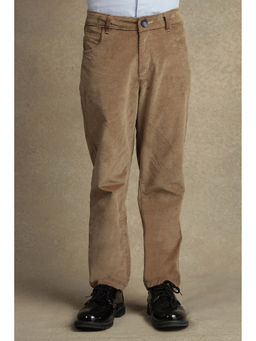 One Friday - Kids Boys Gold Solid Trouser