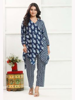 Anurang - Women Geometric Pattern Cotton Co-Ord Set