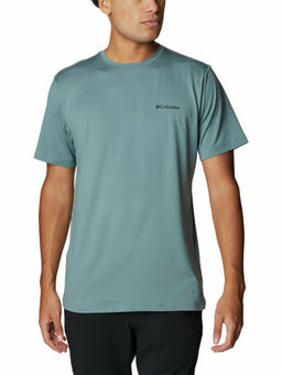 Columbia - Mens Green Omni-Wick Tech Trail Graphic Tshirt