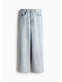 H&M - Women Blue Wide High Waist Jeans