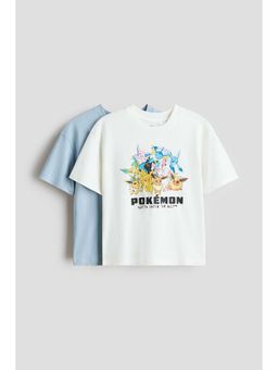 H&M - Boys White 2-Pack T-Shirts