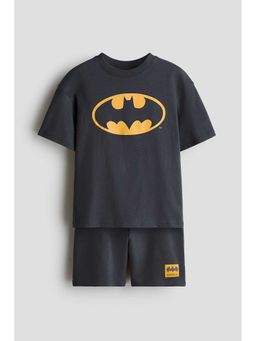 H&M - Boys Grey 2-Piece Printed Set