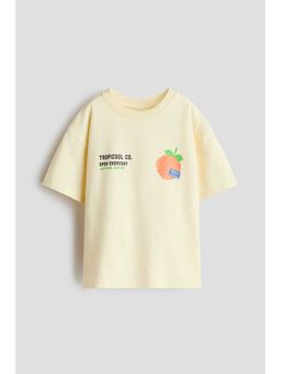 H&M - Boys Yellow Printed T-Shirt