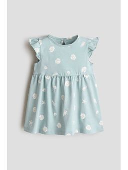 H&M - Girls Turquoise Cotton Dress