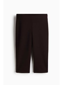 H&M - Women Brown Ponte Di Roma Capri Trousers