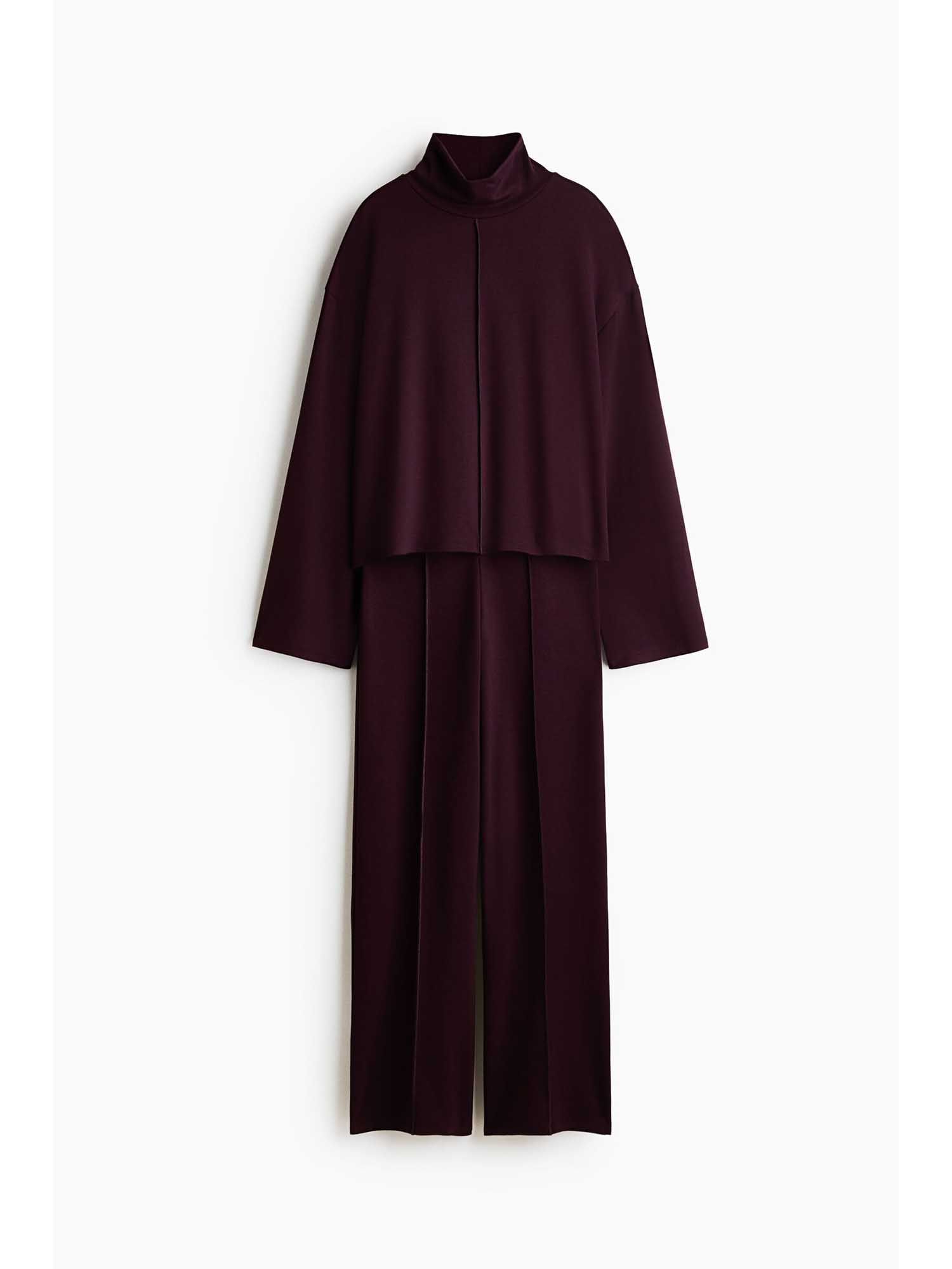 h&m Women Purple 2-Piece Top And Trousers Set-picture-35