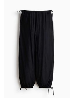 H&M - Women Black Balloon Drawstring Trouser