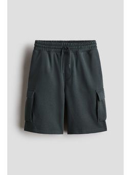 H&M - Boys Grey Cargo Sweatshorts