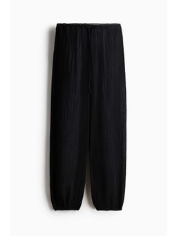 H&M - Women Black Balloon Drawstring Trouser