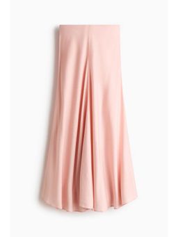 H&M - Women Orange Satin Maxi Skirt