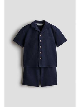 H&M - Boys Blue 2-Piece Cotton Jersey Set