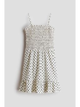 H&M - Girls White Smocked Dress