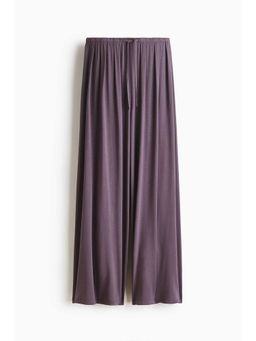 H&M - Women Purple Jersey Drawstring Trouser