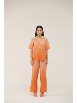 Calling June - Orange Coral Co-Ord (Set of 2)