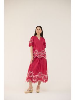 Calling June - Pink Cerise Co-Ord (Set of 2)
