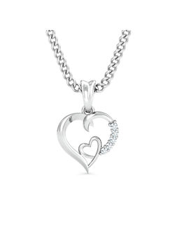 KuberBox - Double Hearts Pendant 14K Gold