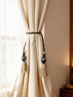 Life n Colors - Regal Twist Handcrafted Caged Curtain Tie Back
