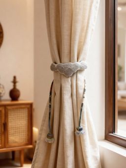 Life n Colors - Cloud Loom Handcrafted Embroidered Curtain Tie Back