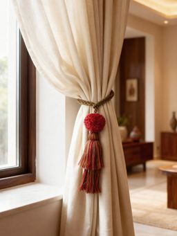 Life n Colors - Autumn Flame Handcrafted Curtain Tie Back