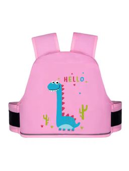 Chinmay Kids - Pink Two Wheeler Reflective Strips Portable Seat Belt Baby Carriers (1-12 Years)