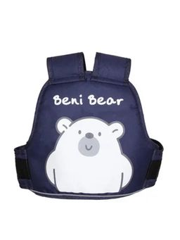 Chinmay Kids - Navy Blue Two Wheeler Reflective Strips Portable Seat Belt Baby Carriers (1-12 Years)