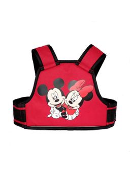 Chinmay Kids - Red Two Wheeler Reflective Strips Portable Seat Belt Baby Carriers (1-12 Years)