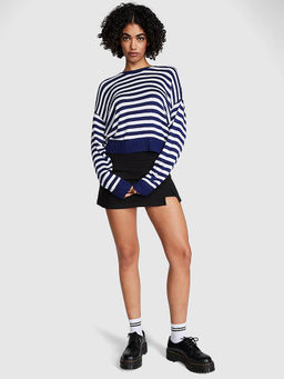 Victoria's Secret - Blue Cambridge Knit Sweater