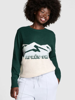 Victoria's Secret - Green Collegiate Knit Sweater