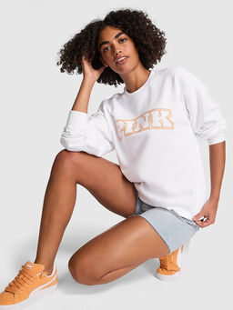Victoria's Secret - White Ivy Fleece Oversized Sweatshirt