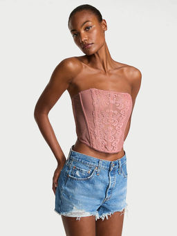 Victoria's Secret - Very Sexy Vintage Blossom Strapless Corset Top