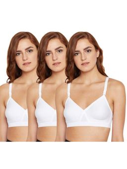 Bodycare - Pack of 3 B-C-D Cup Bra In White Colour