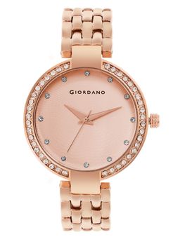 Giordano - Rose Gold Analog Watch for Women - GD-2141-55 (M)