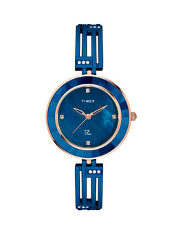 Timex - Fria Women Blue Round Analog Watch - TWEL16203