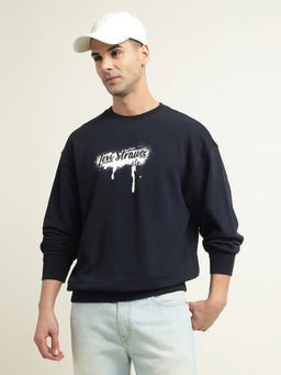 Levi's - Mens Navy Blue Crew Neck Sweatshirt