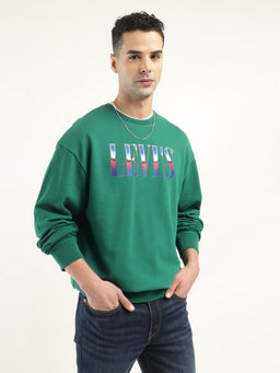 Levi's - Mens Green Crew Neck Sweatshirt