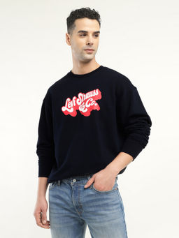 Levi's - Mens Navy Blue Crew Neck Sweatshirt