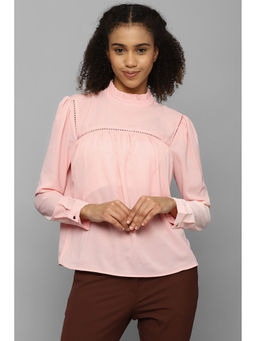 Allen Solly - Women Pink Solid Casual Top