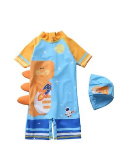 The Mom Store - Dino Adventure Boys Swimdress with Cap (Set of 2)