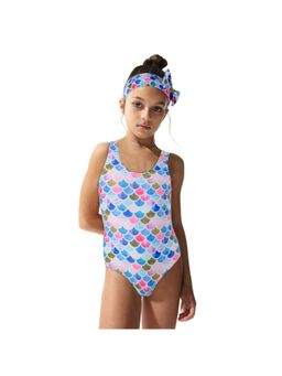 The Mom Store - Ocean Diva Girls Swimdress with Head Band (Set of 2)