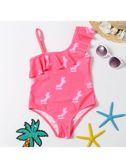 The Mom Store - Unicorn Wave Girls Swimdress